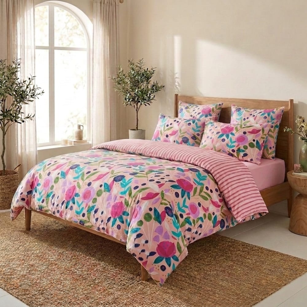 Parure de lit percale - motifs