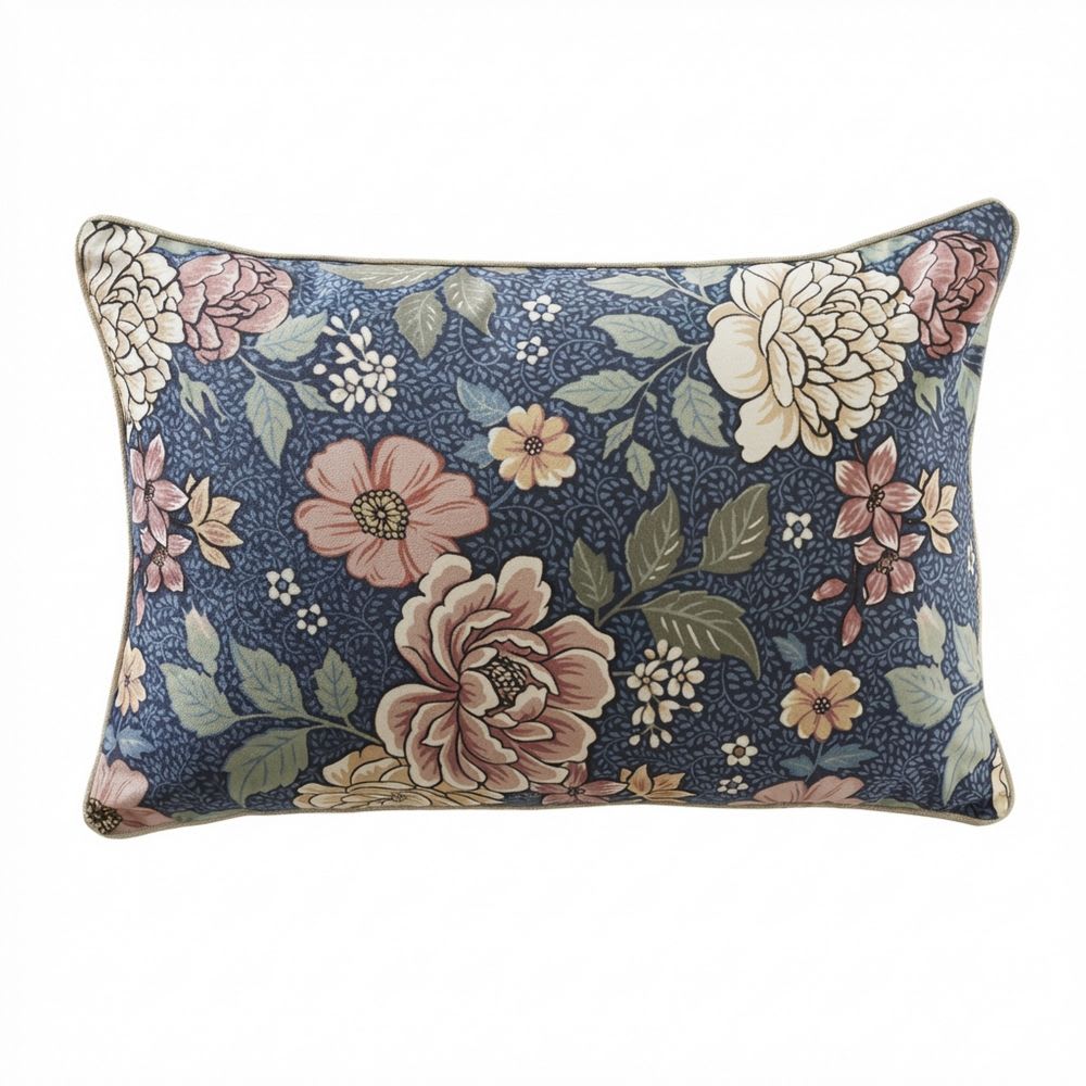 Coussin rectangulaire déhoussable coton uni 40x60 cm