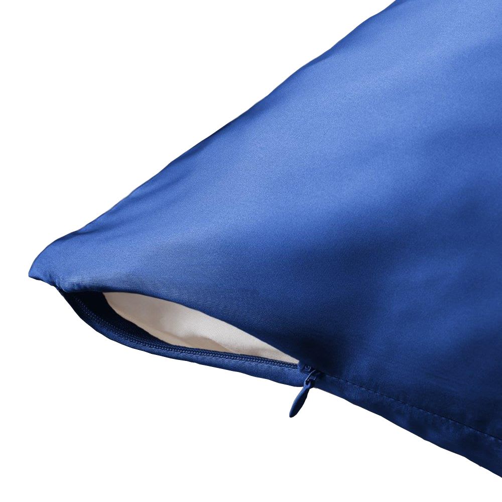 Taie d'oreiller soie uni 80x80 cm