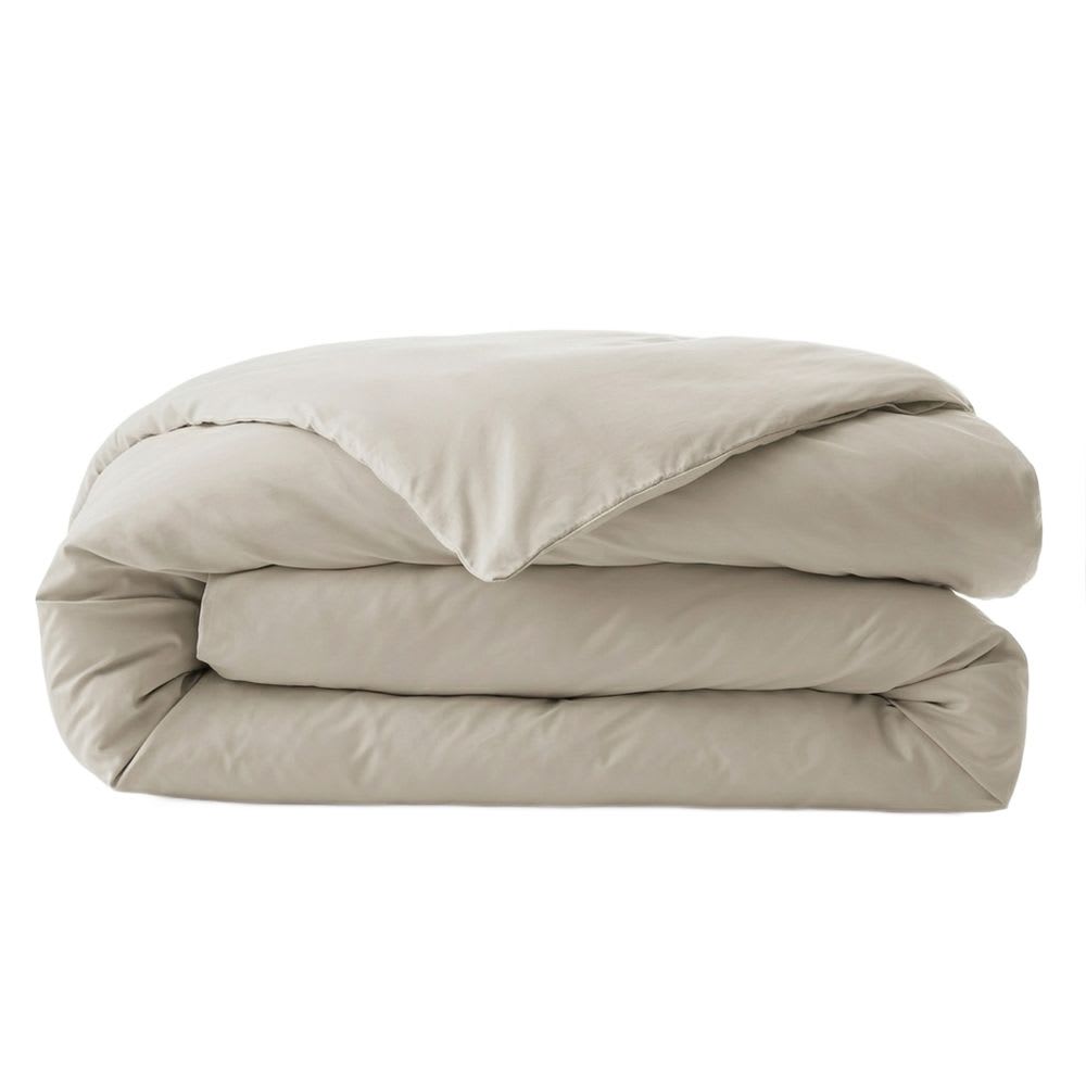 Housse de couette percale de coton uni 220x240 cm — vue 3