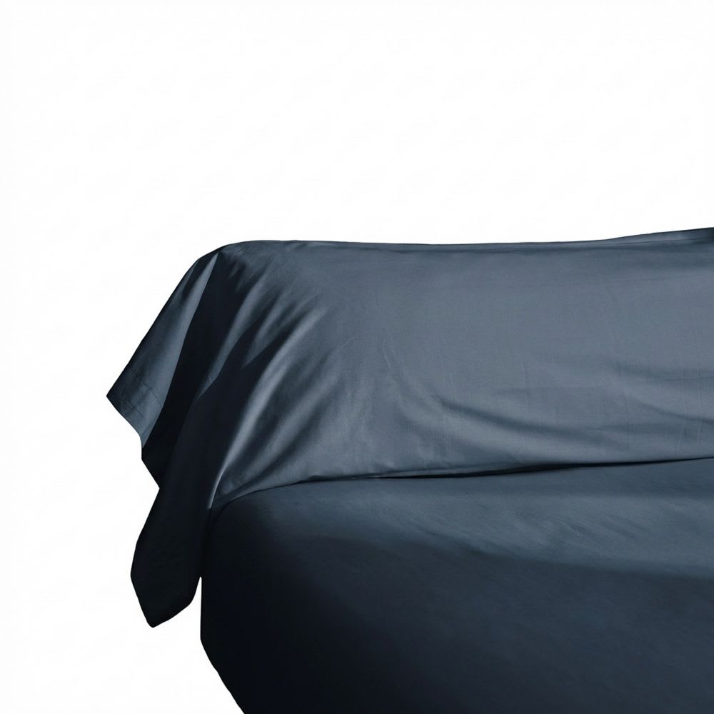 Taie de traversin percale de coton uni 43x185 cm