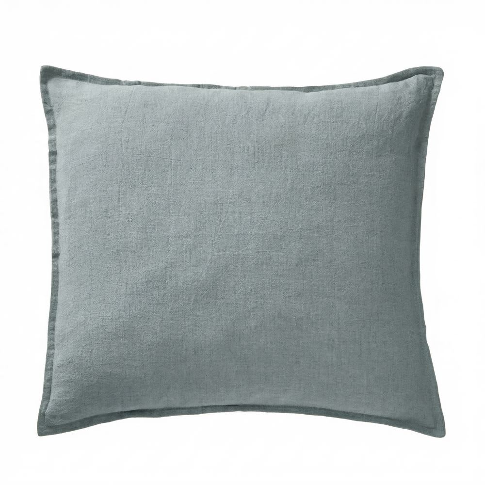 Taie d'oreiller lin uni 60x60 cm