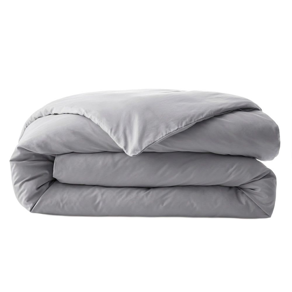 Housse de couette percale de coton uni 240x260 cm — vue 3