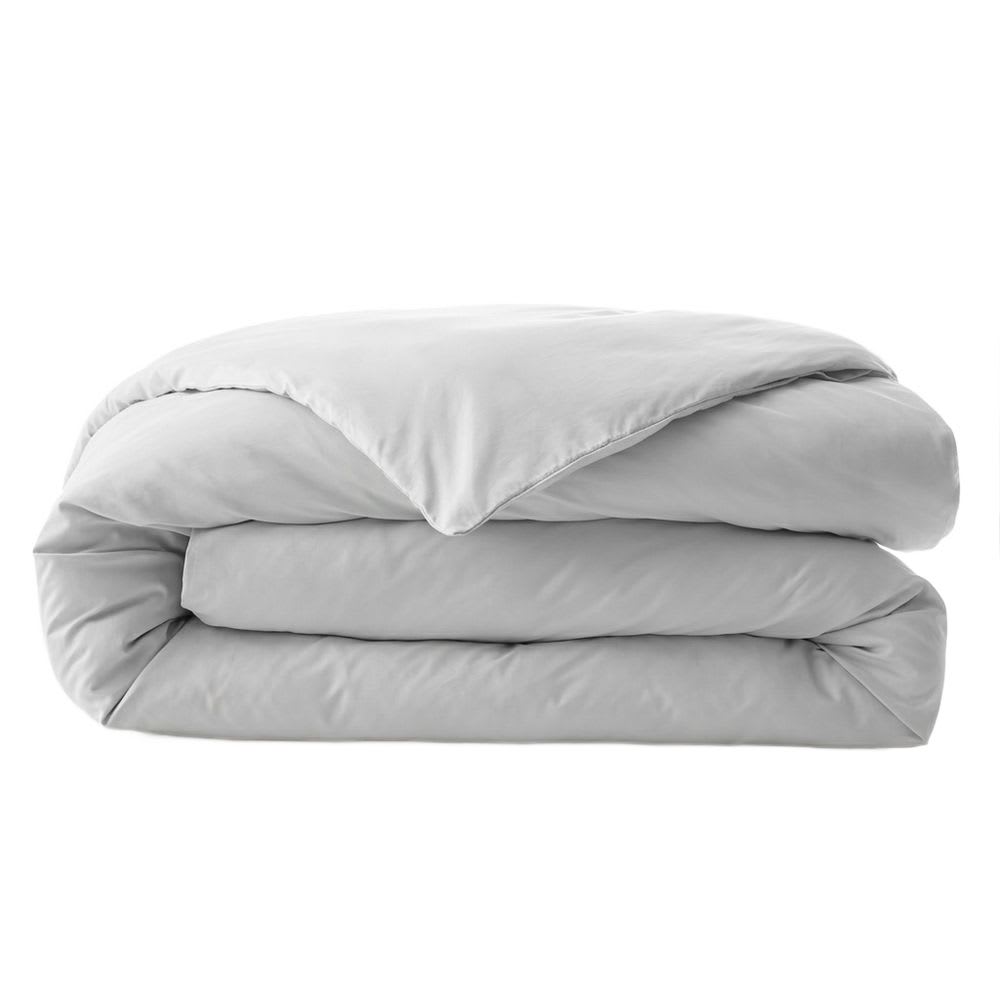 Housse de couette percale de coton uni 240x260 cm — vue 3