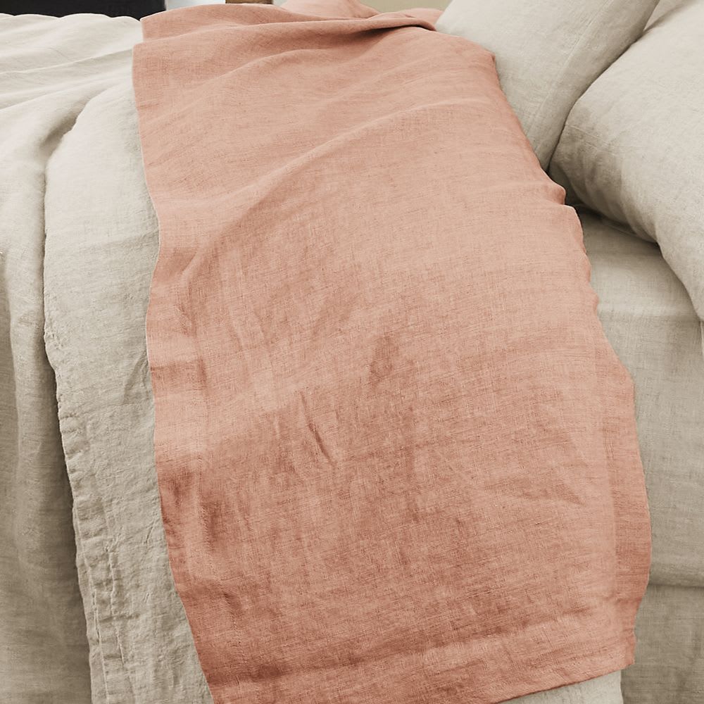 Drap plat lin uni 270x300