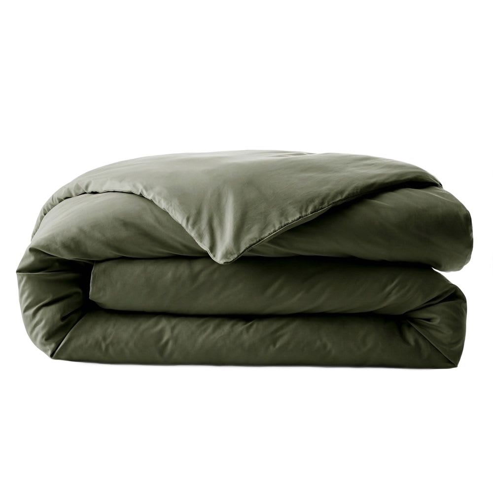 Housse de couette percale de coton uni 240x260 cm — vue 3