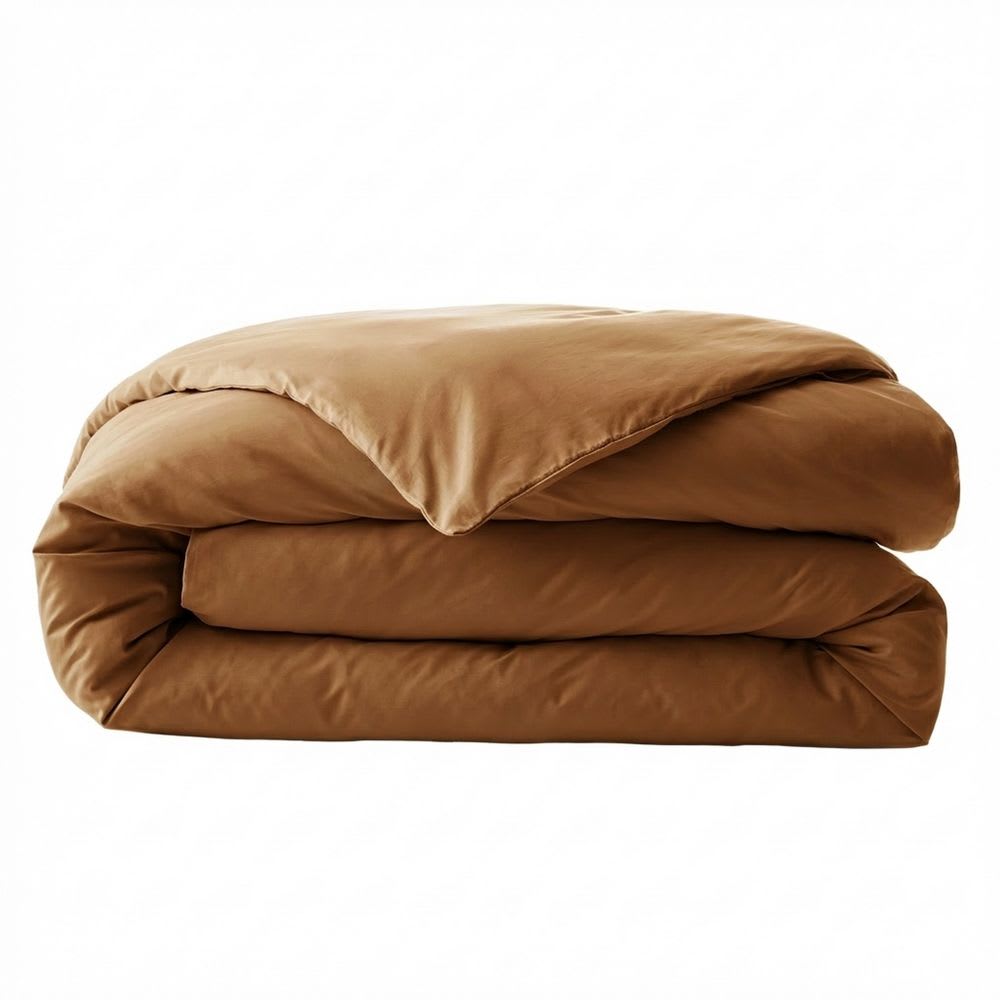 Housse de couette percale de coton uni 220x240 cm — vue 3