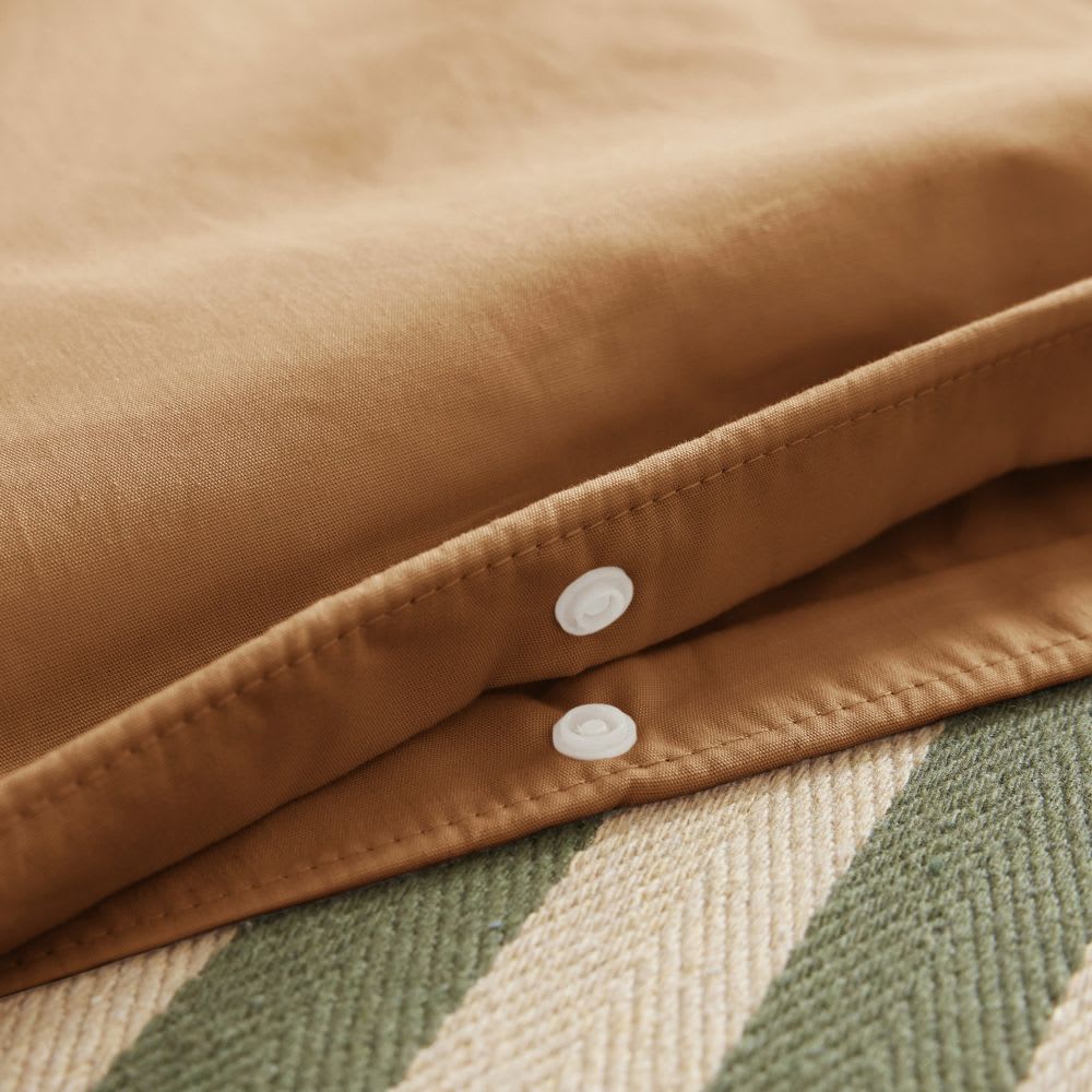 Housse de couette percale de coton uni 220x240 cm — vue 4