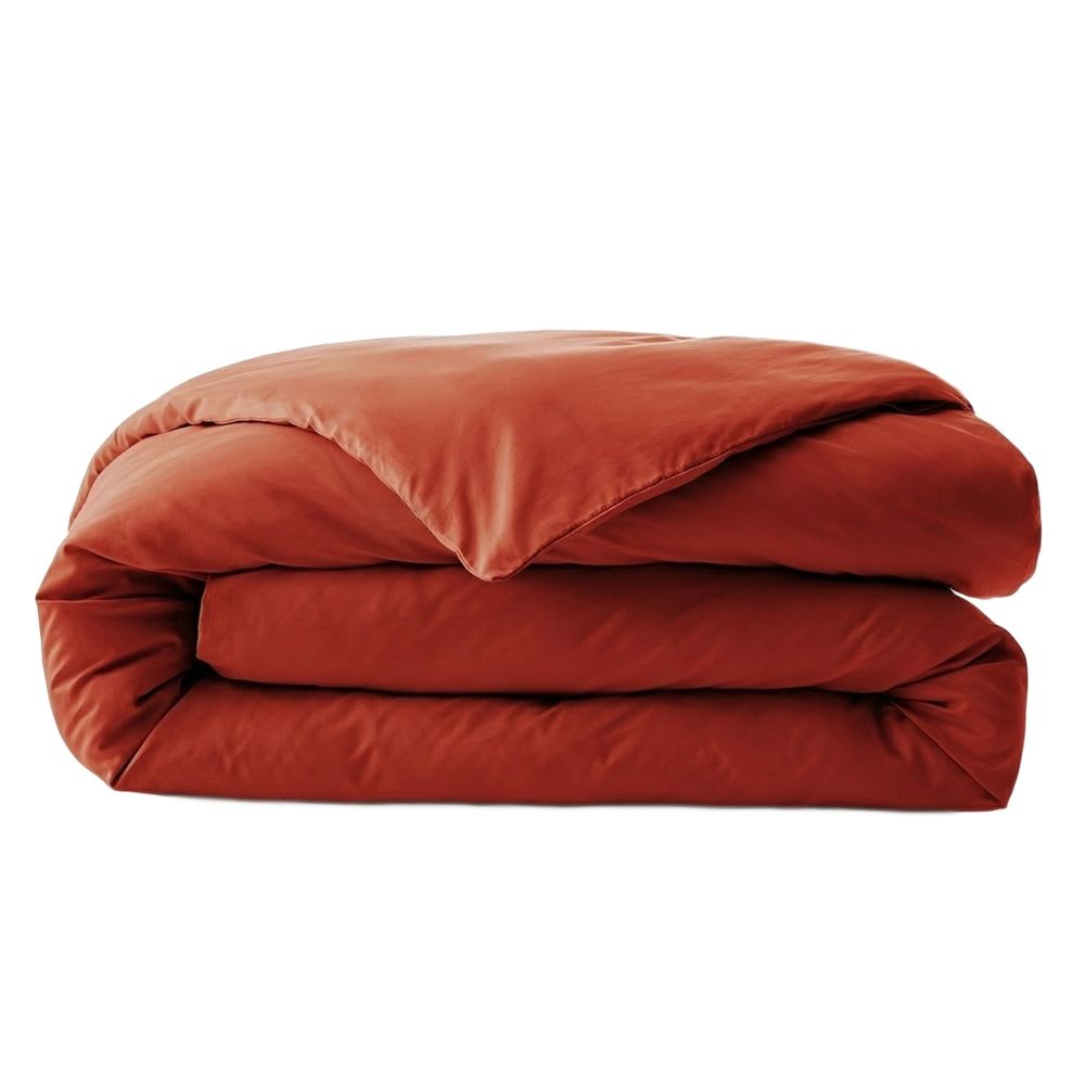 Housse de couette percale de coton uni 240x260 cm — vue 3