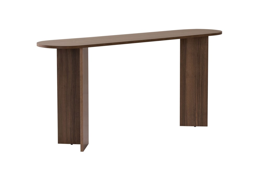 Console en bois marron foncé 150 x 35 x 75 cm