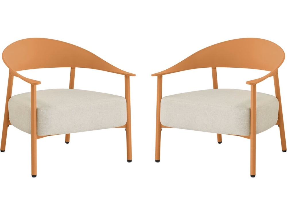 fauteuil jardin en acier
