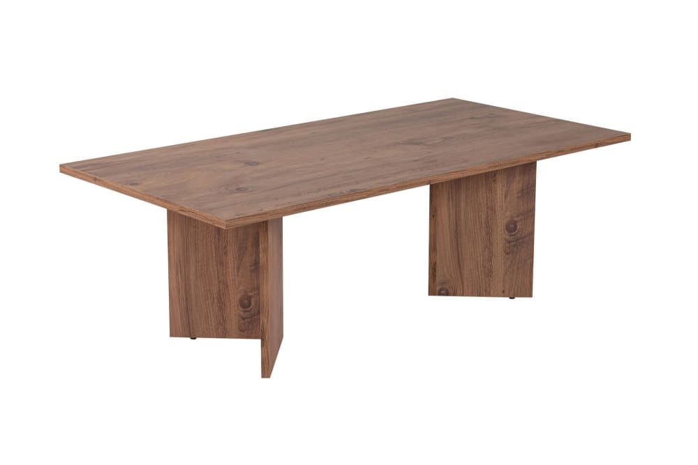 Table basse en bois marron clair 119 x 60 x 40 cm