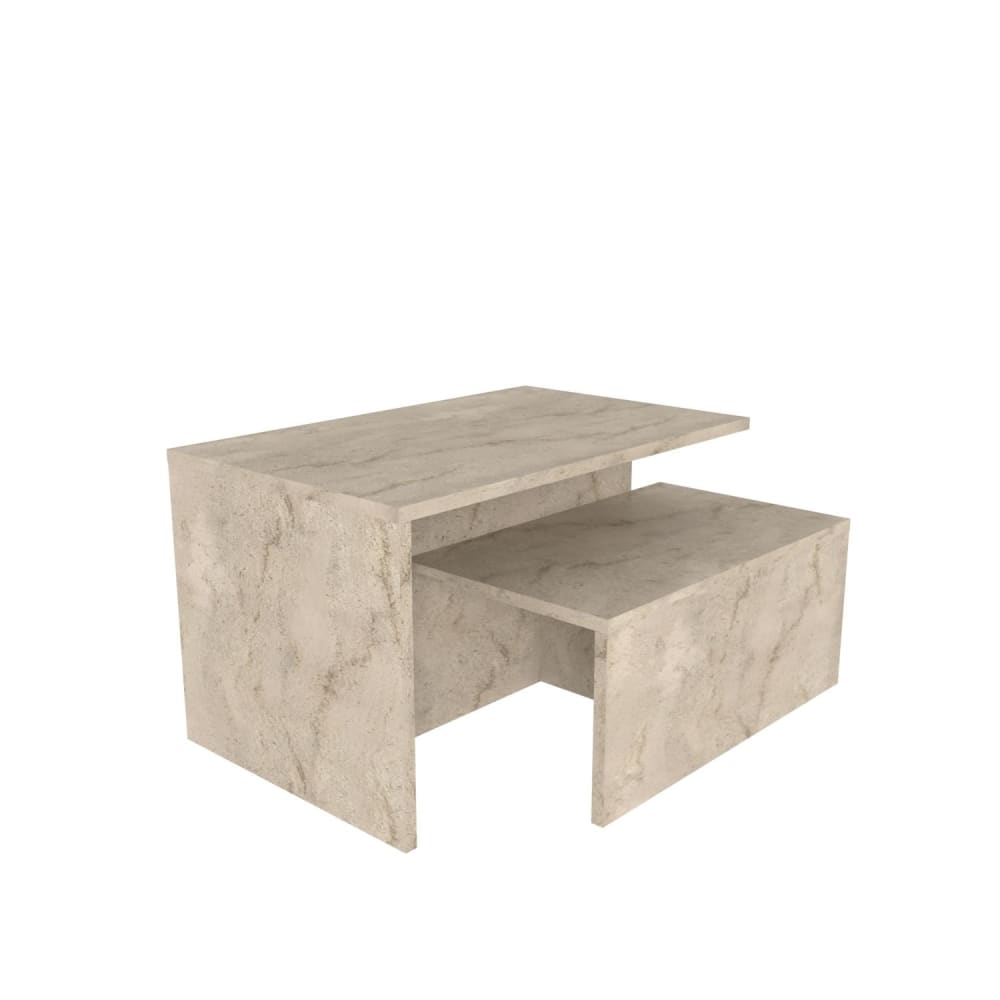 Table basse en bois beige
