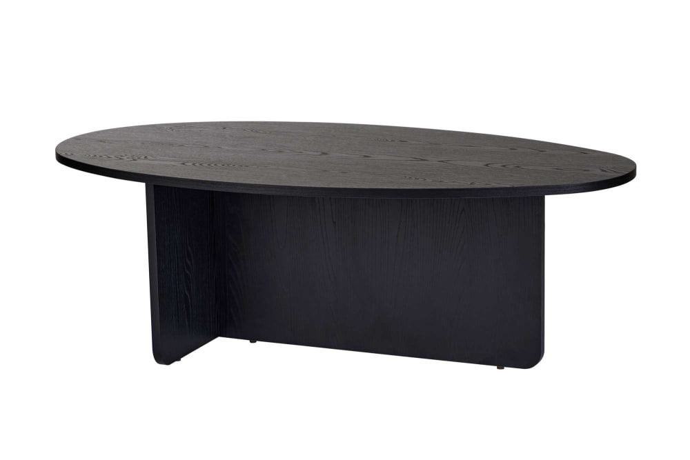 Table basse en bois noir