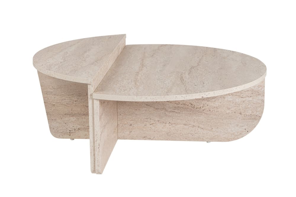 Table basse en bois beige