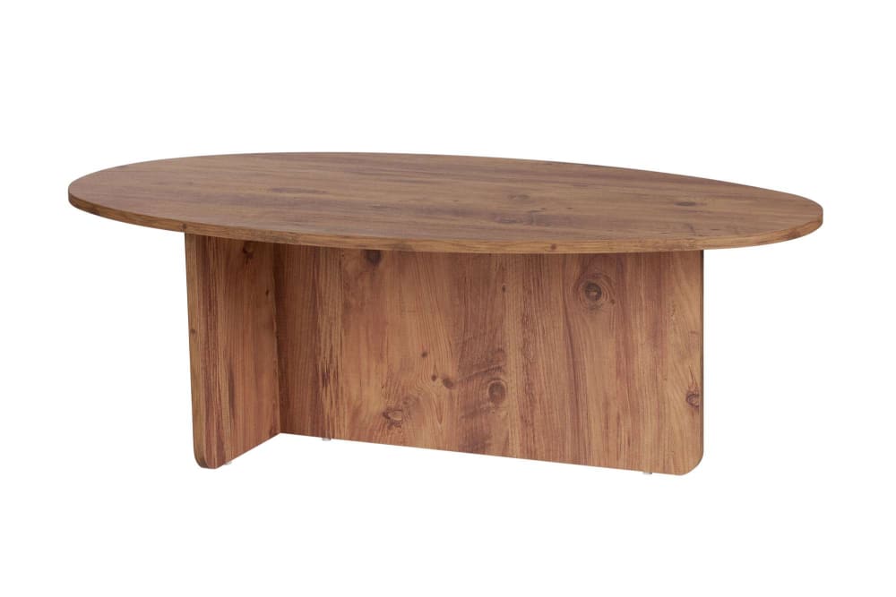 Table basse en bois marron 120 x 65 x 40 cm