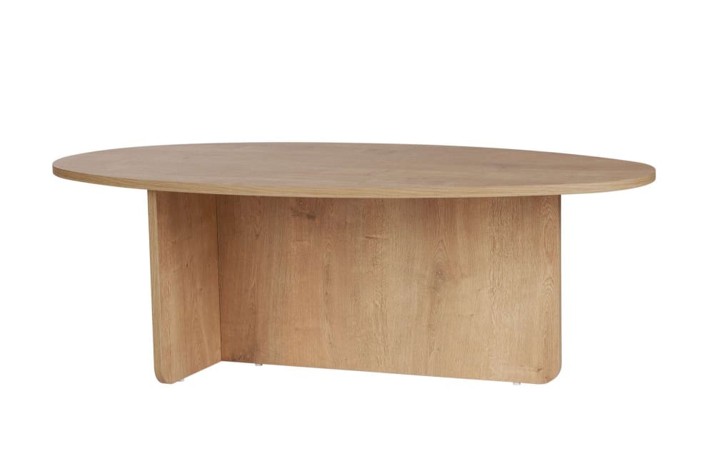 Table basse en bois marron 120 x 65 x 40 cm
