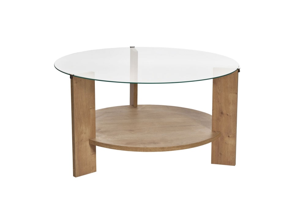 Table basse en bois marron