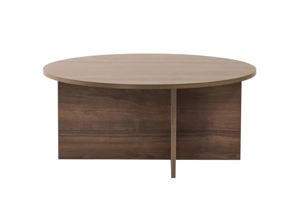 Table basse en bois noyer