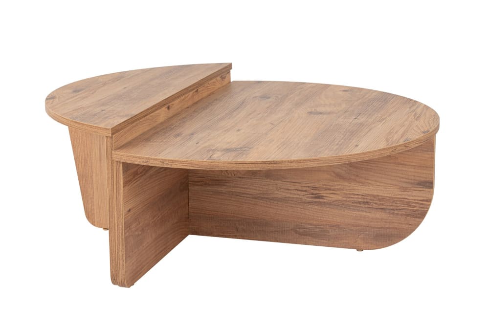 Table basse en bois marron 90 x 60 x 30 cm