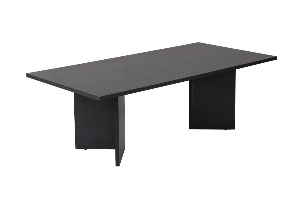 Table basse en bois noir