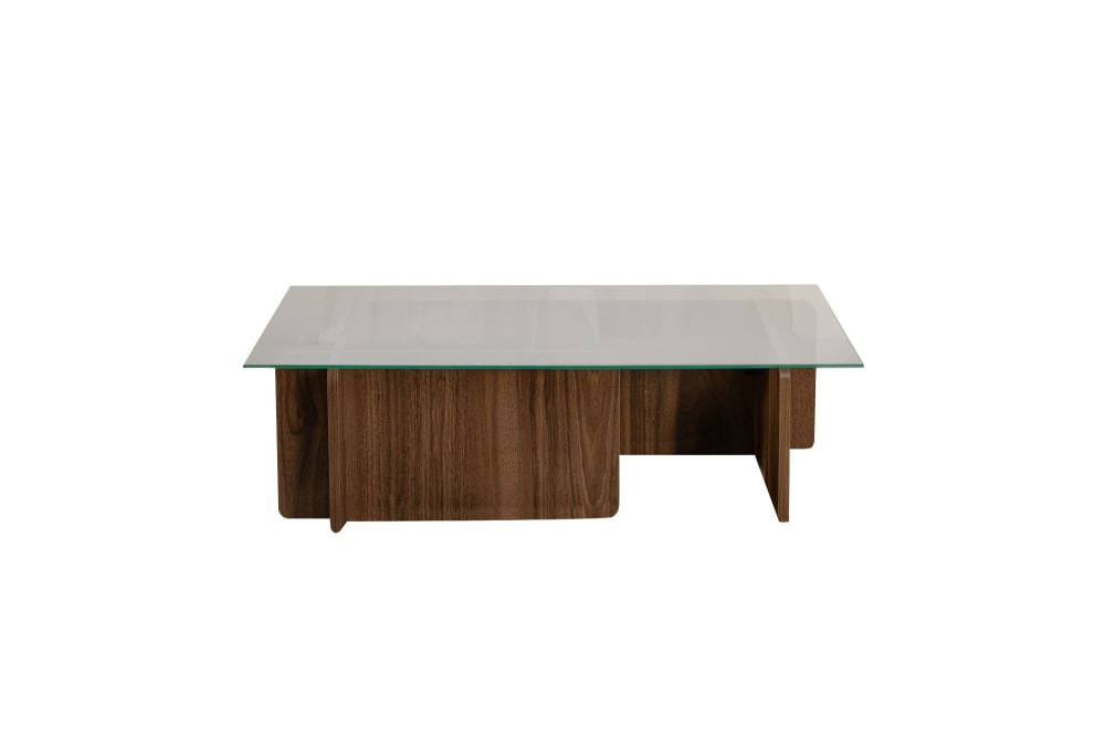 Table basse en bois marron