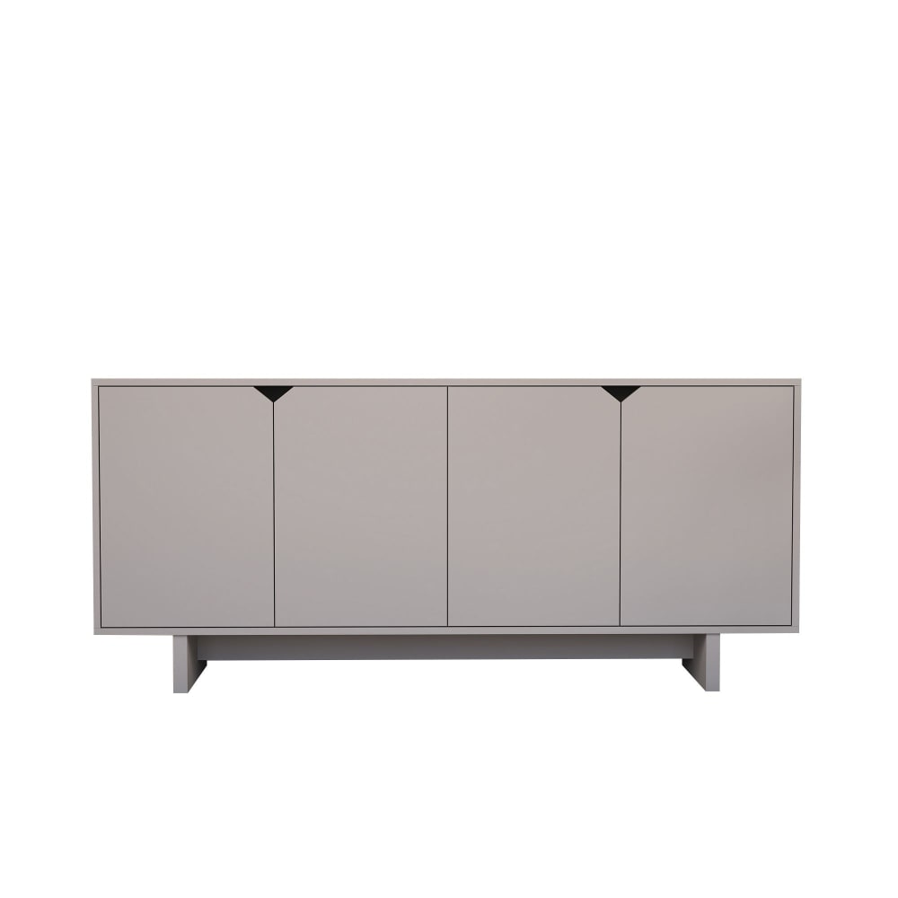 Buffet en bois beige 180 x 40 x 81 cm