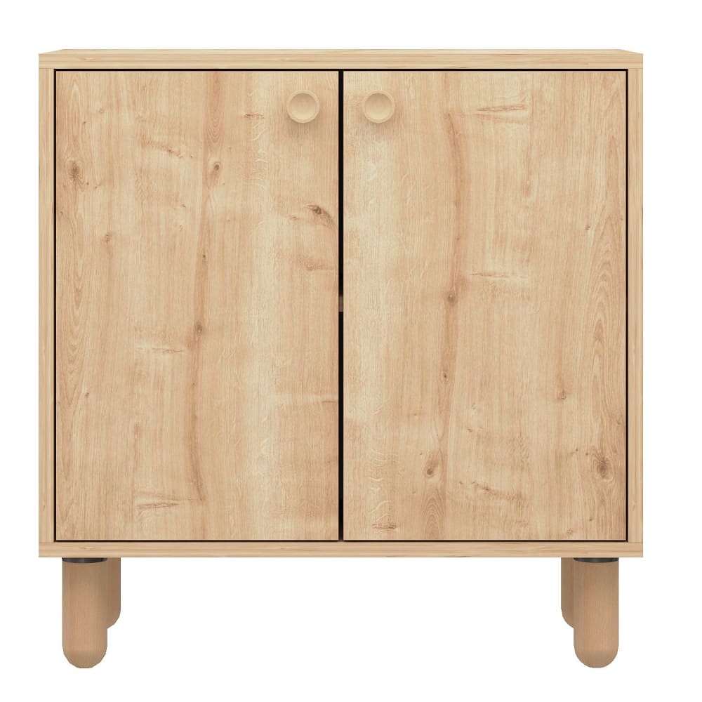 Buffet en bois beige 72 x 36 x 73 cm