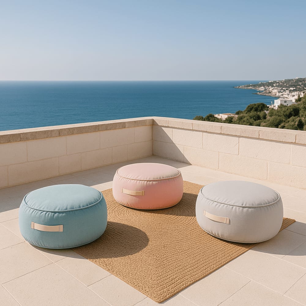 Coussin de sol rond enfant UV