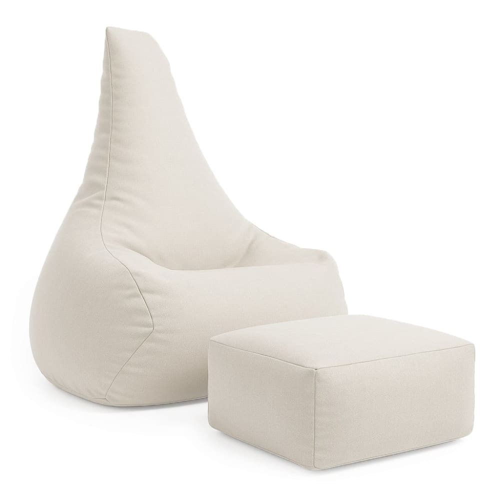 Pouf poire enfant extérieur repose-pieds premium