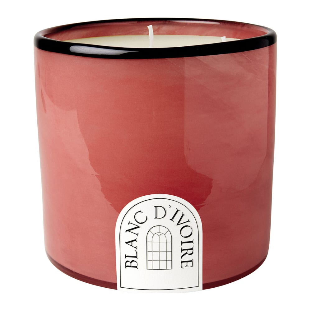 Bougie parfumée en verre magenta - Palais d'Encens - 1,5 kg