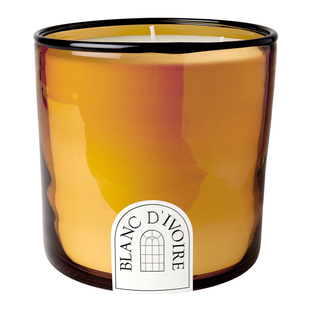 Bougie parfumée en verre ambré - Cèdre Sauvage - 1,5 kg