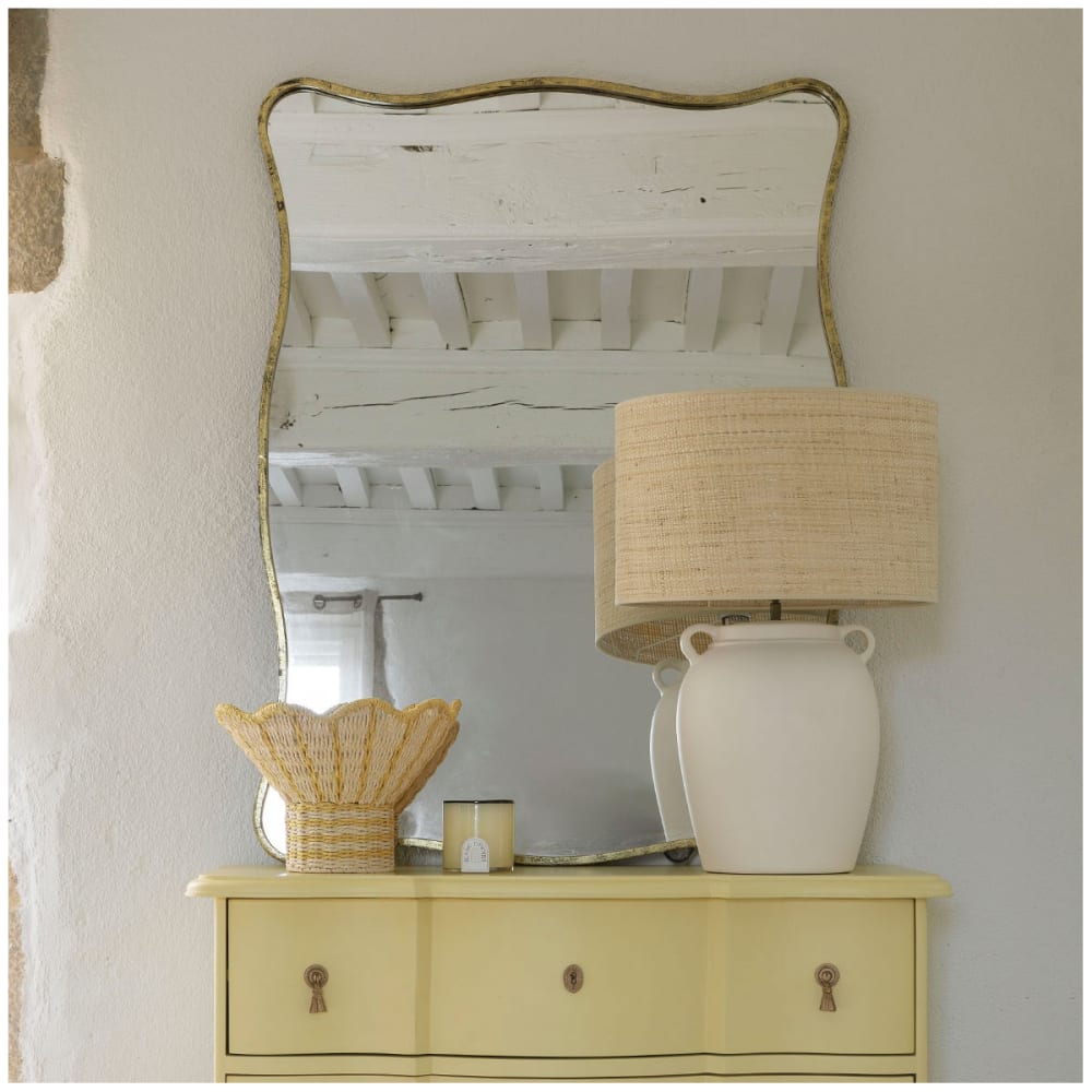 Pied de lampe en céramique - blanc - ø 29 x 44,5 cm — vue 3