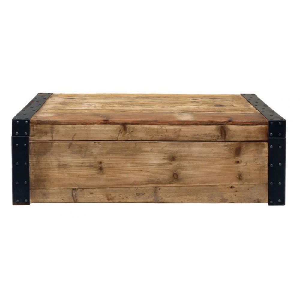 Table basse en bois marron