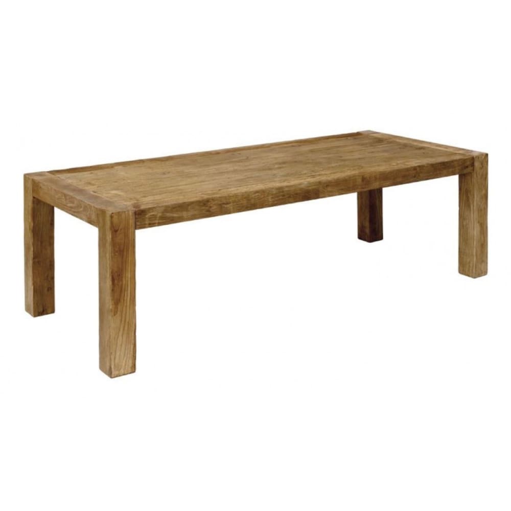 Table à manger en bois marron