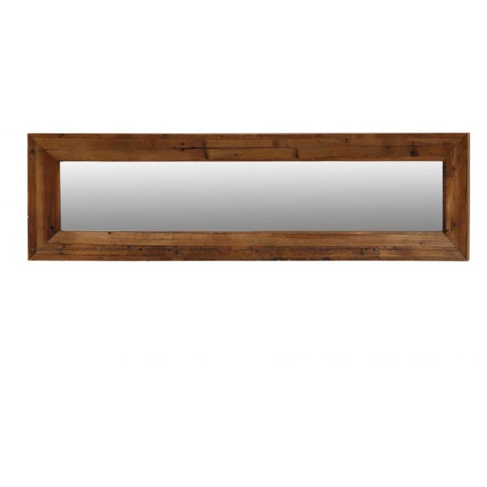 Miroir en bois 47x172 marron