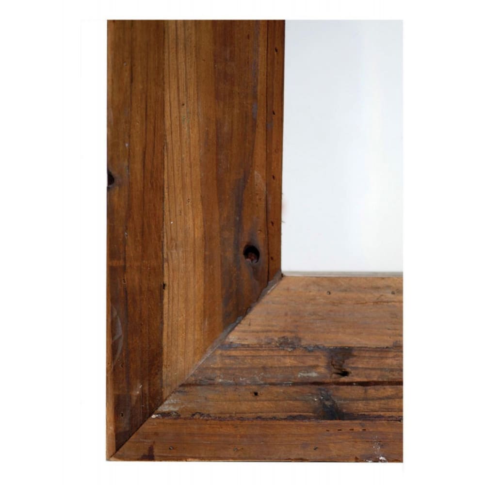 Miroir en bois 47x172 marron