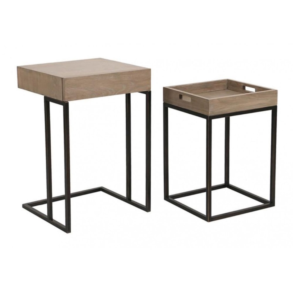 tables gigognes en bois