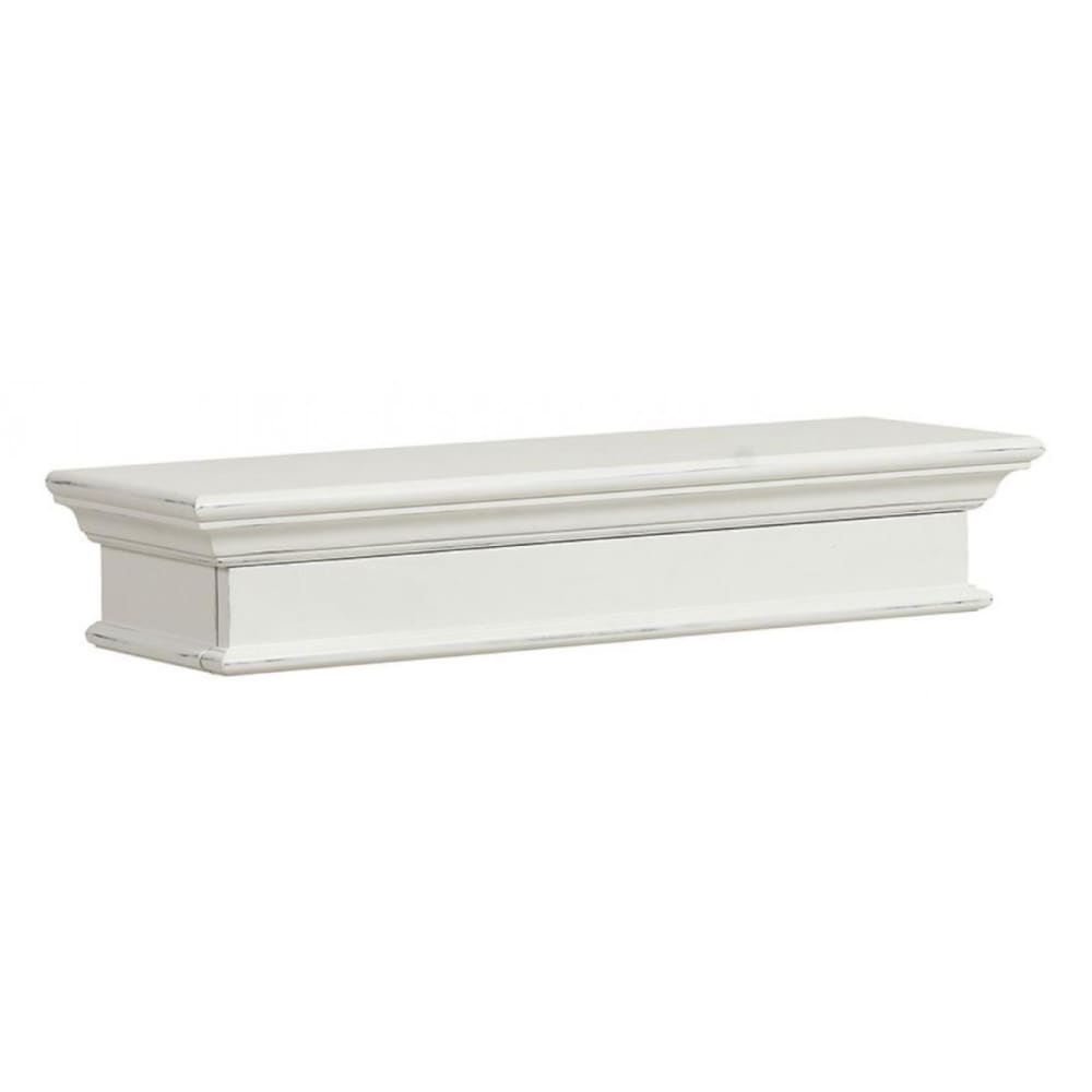 Etagère murale en fibres de particules blanc