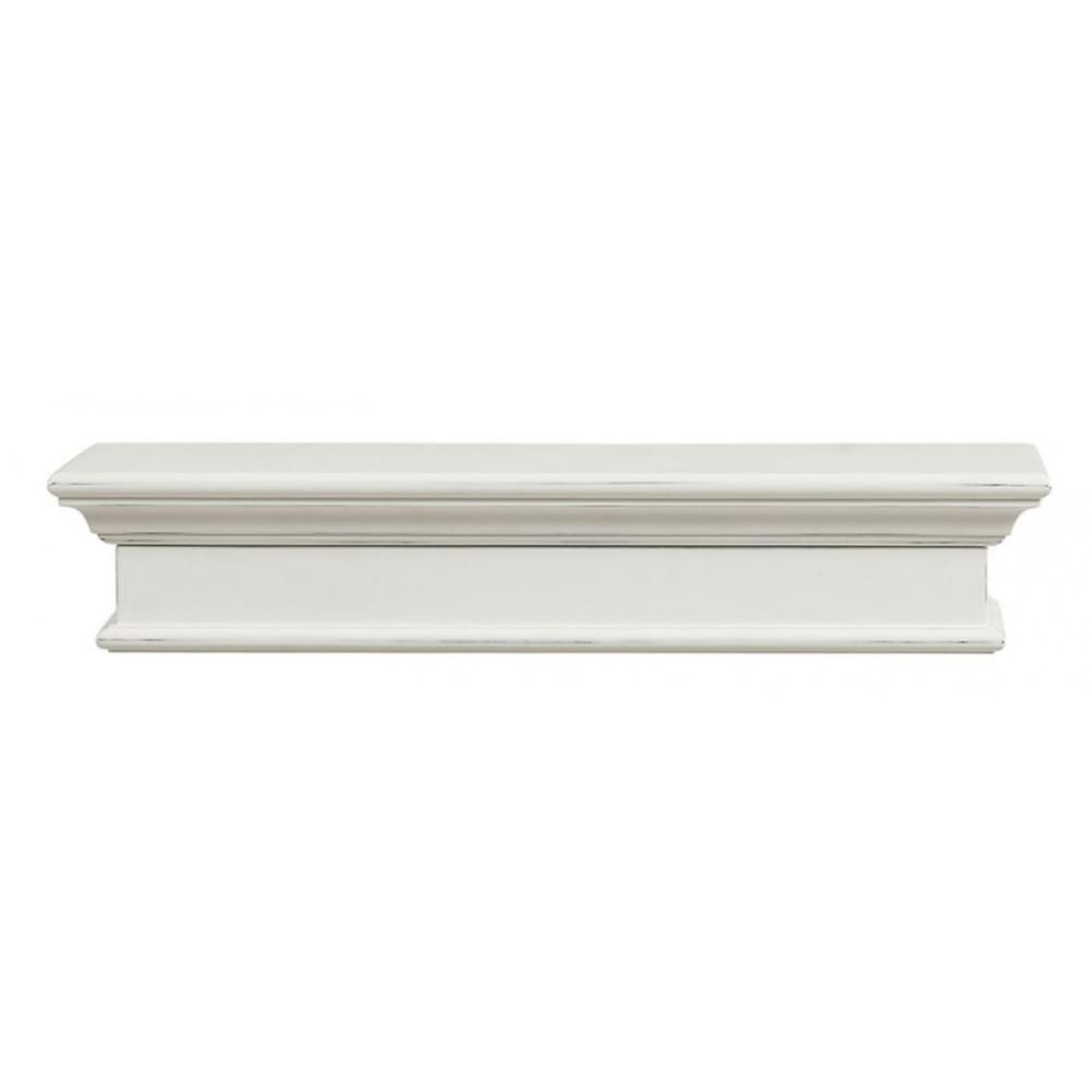 Etagère murale en fibres de particules blanc