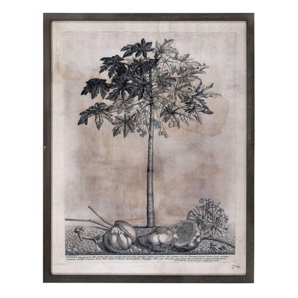 Tableau décoratif imprimé - gris