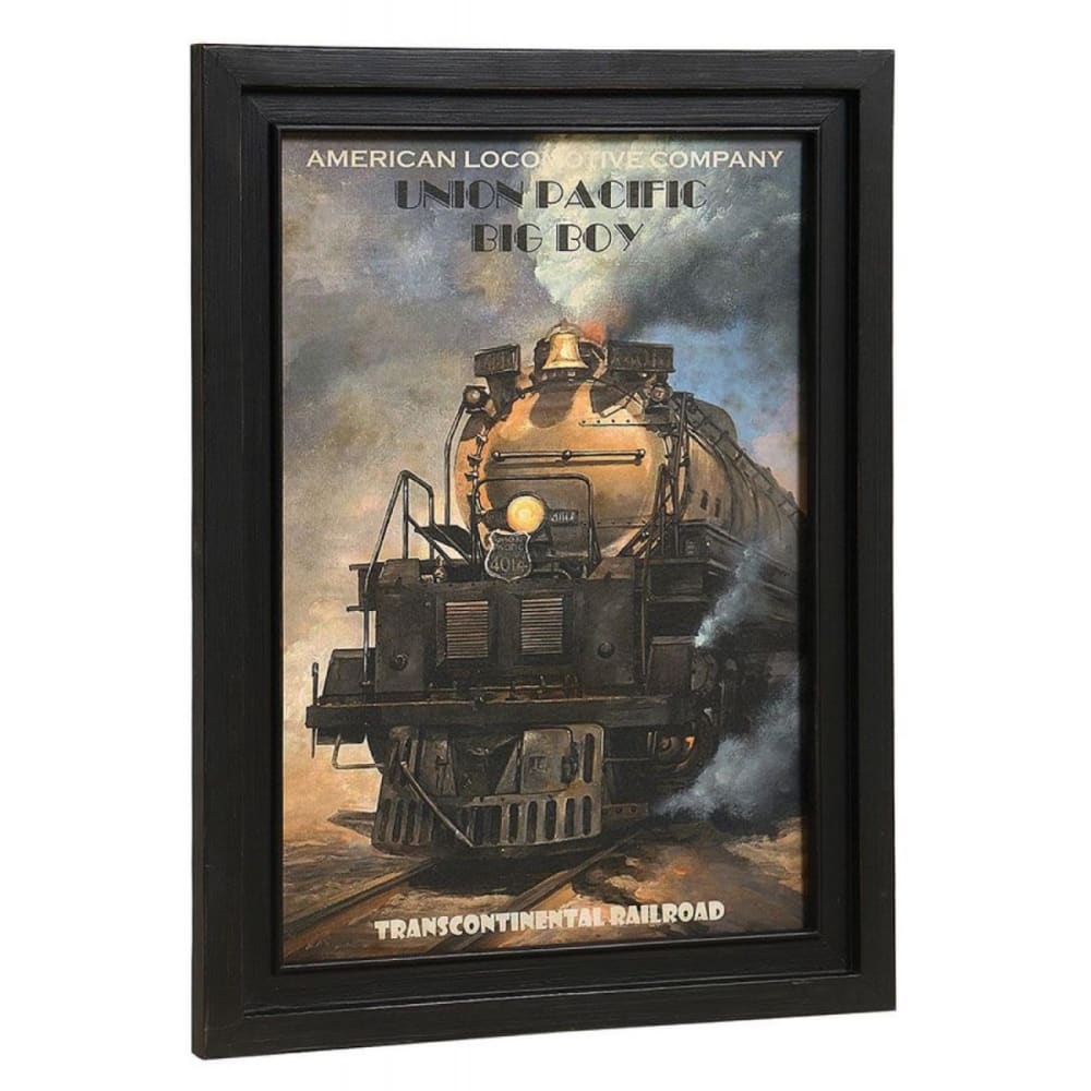 gravure locomotive en
