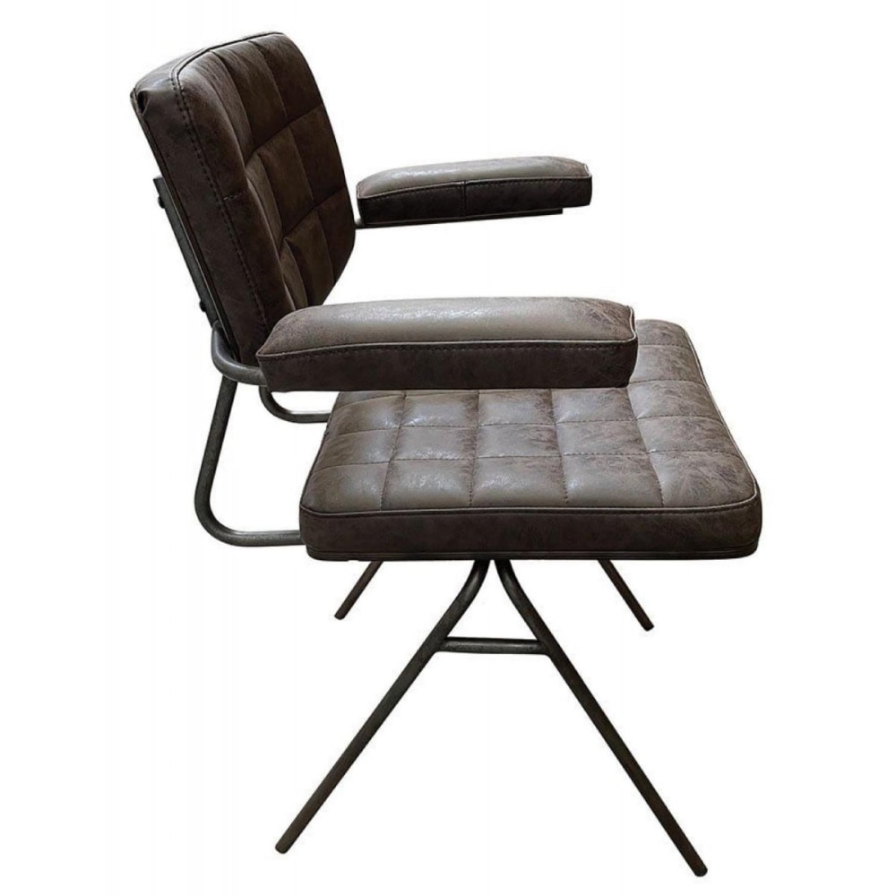 fauteuil en bois gris