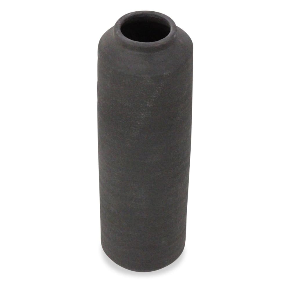 Vase en céramique gris
