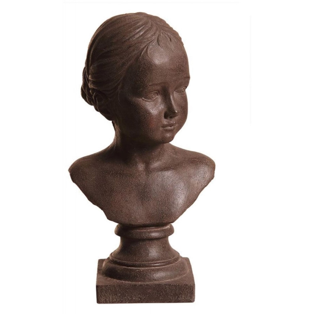 statue buste jeune fille
