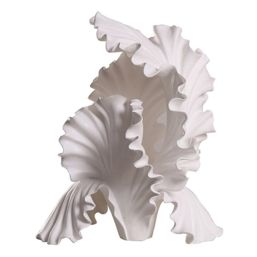 Statue fleur blanche