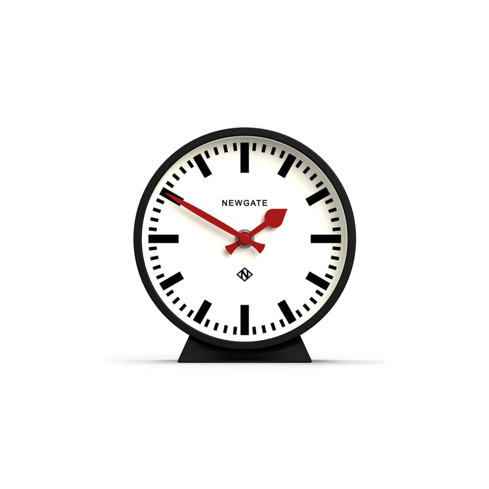 reloj de repisa en negro
