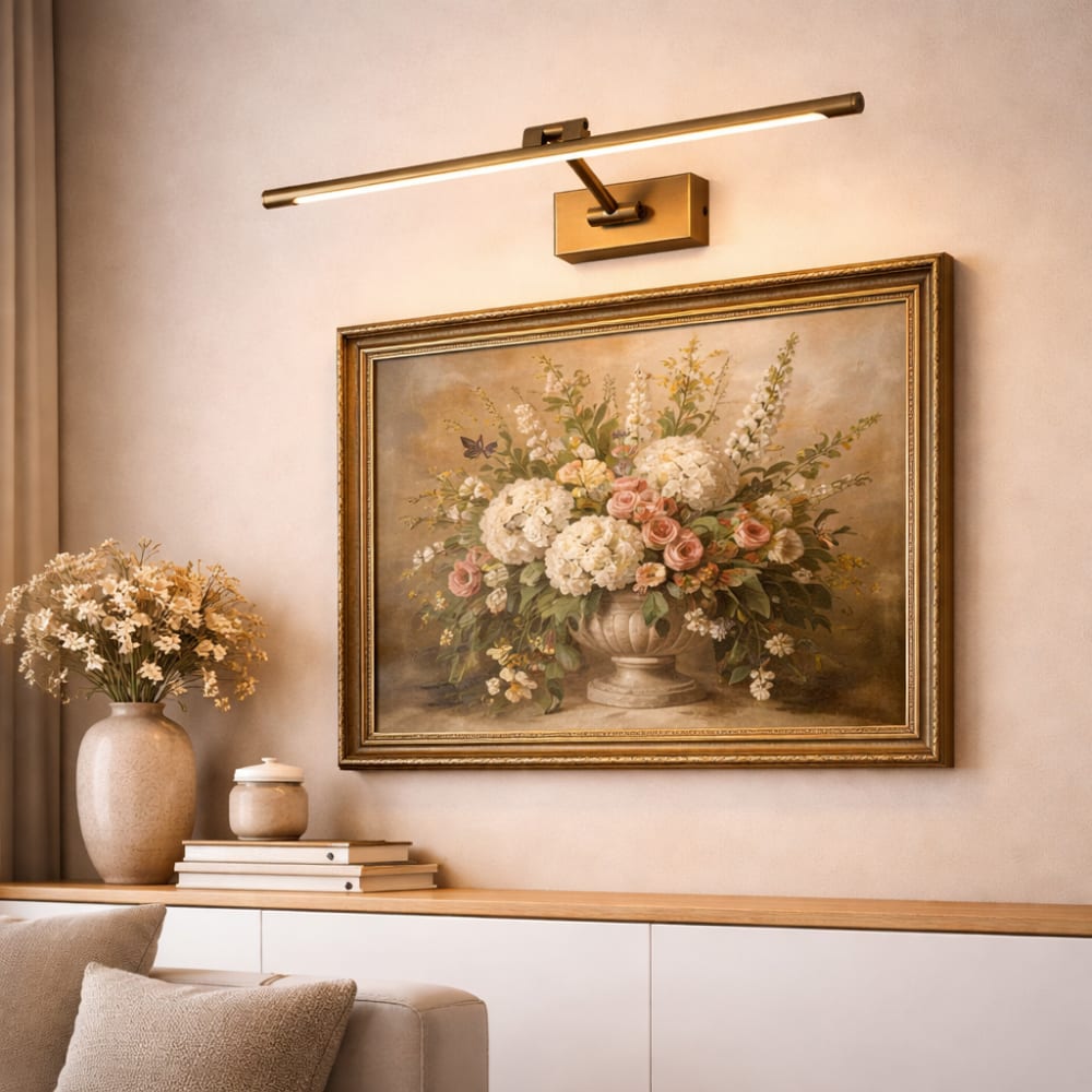 Bildleuchte Alu Antikbronze 48 cm 10W - Maisons Du Monde
