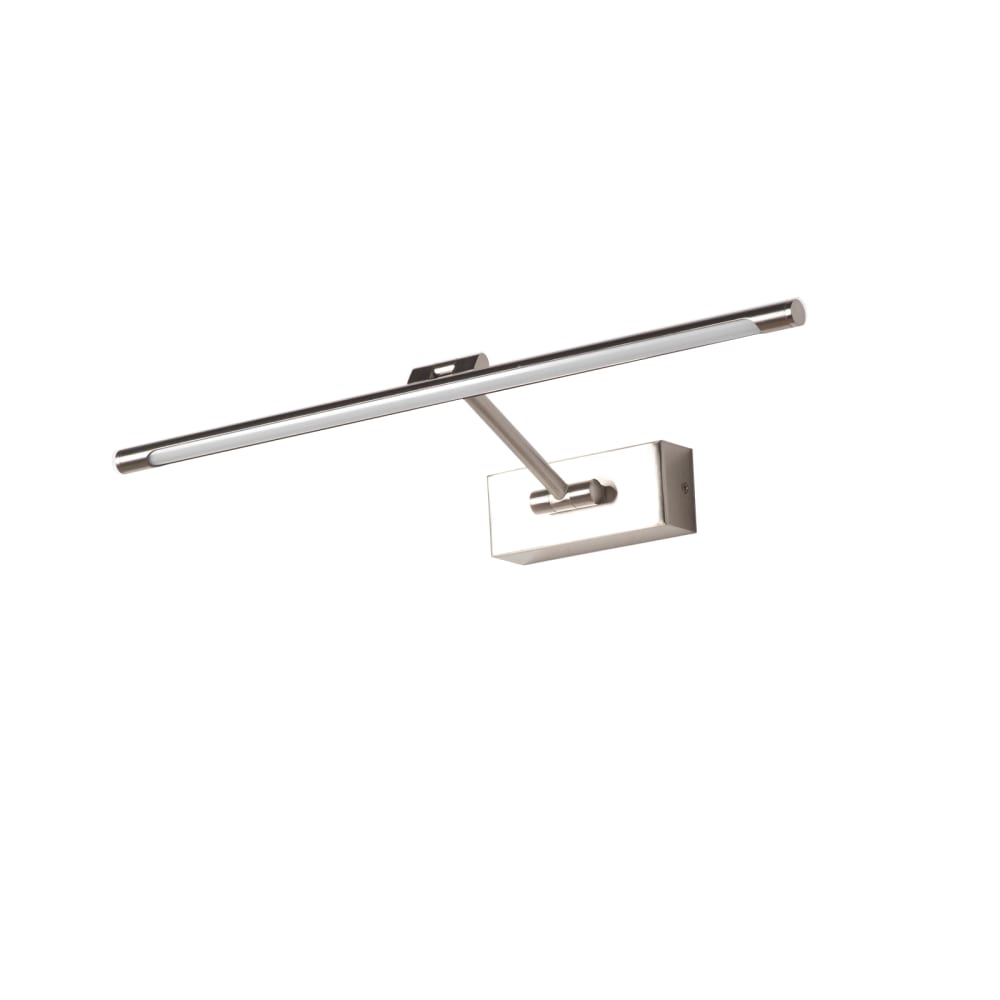 Alpinaluz LED-Bildleuchte verstellbar Alu Chrom 48 cm 10W Silber Aluminium