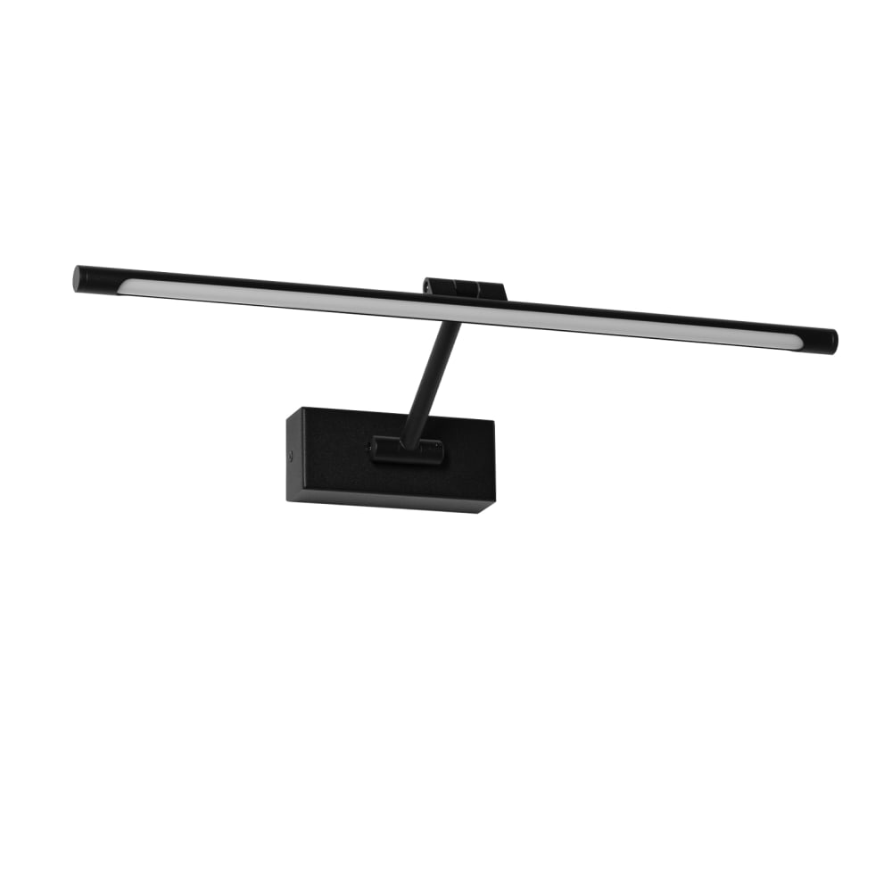 Alpinaluz Bildleuchte verstellbar Alu schwarz matt 48 cm 10W - Aluminium